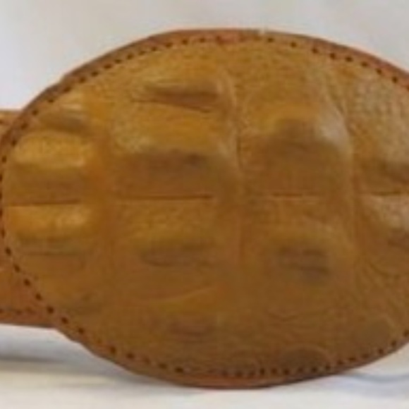 El Mayor CROC Leather Belt 34